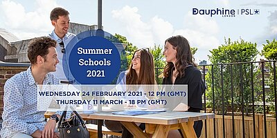 Étudiants sur le campus Dauphine Londres - summer schools 2021